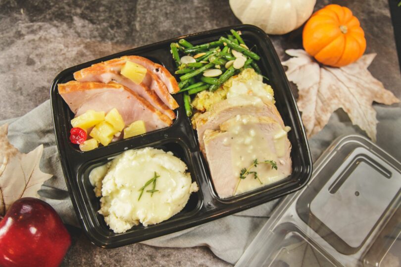 turkey boxed lunch - corporate boxed catering
